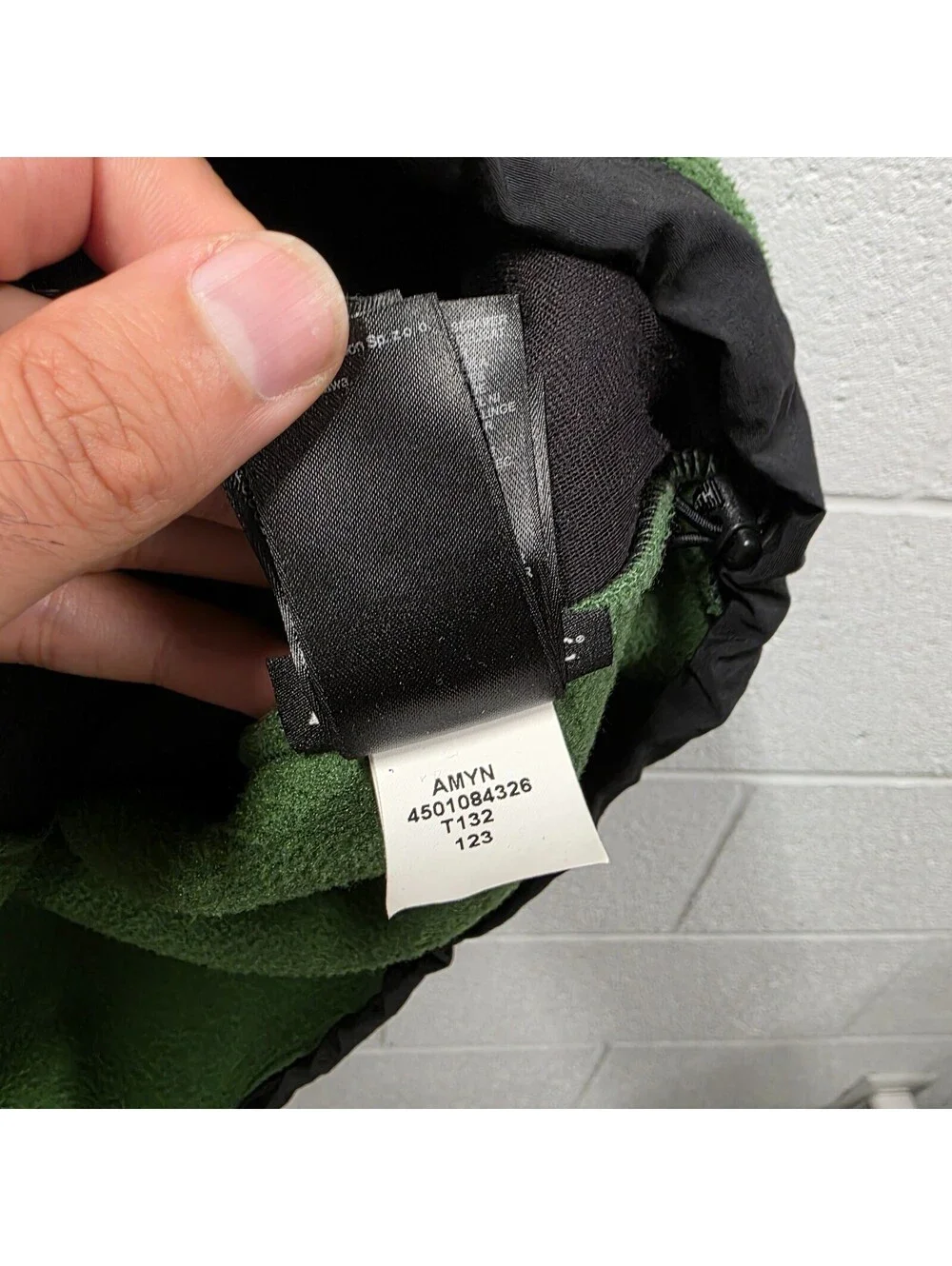 The North Face Jacket Men's Denali Hoodie Polartec Green Full Zip Hooded 24x31 M